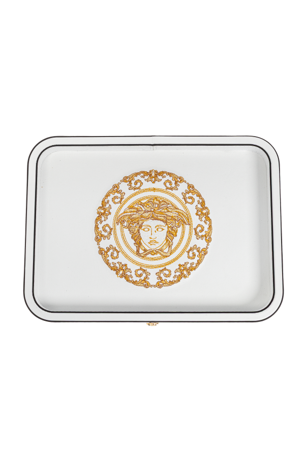 Versace Home Leder-Tablett