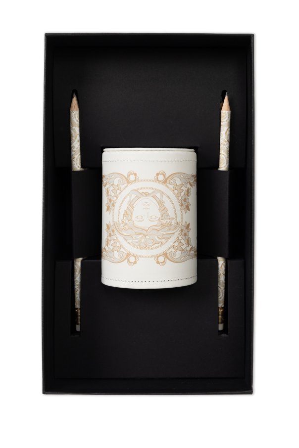 Versace Home Set: six pencils and container