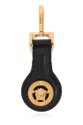 Versace BLACK Keychain with Medusa's Head