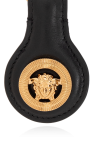 Versace BLACK Keychain with Medusa's Head