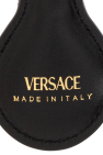 Versace BLACK Keychain with Medusa's Head