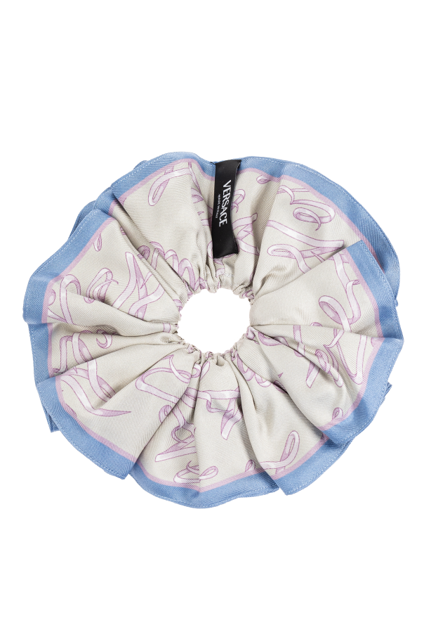 Versace Silk hair scrunchie | Women's Accessories | Vitkac