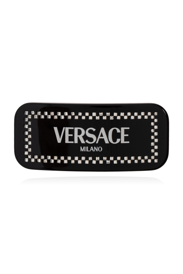 Logo hair clip od Versace