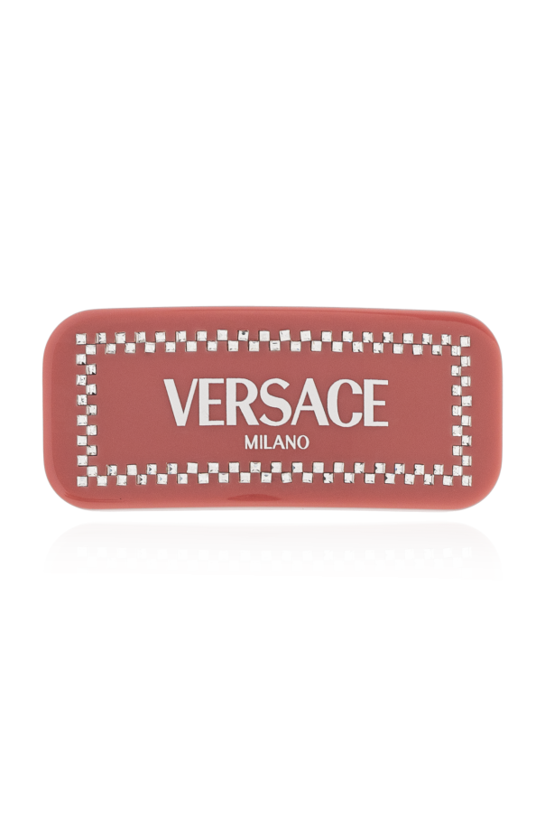 Versace Hair clip with shimmering crystals