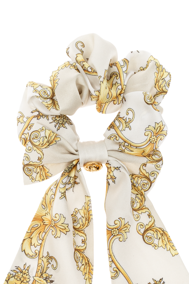 Versace Kids Gumička do vlasů s potiskem ‘New Barocco`