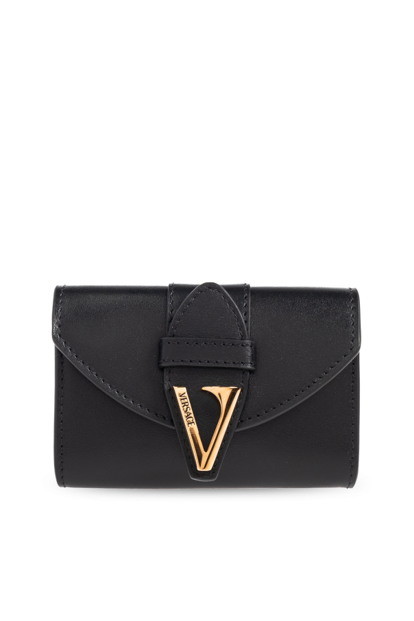 Leather card holder od Versace