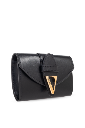 Versace Funda de tarjetas de cuero