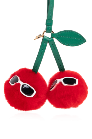 Versace Llavero peludo para bolso