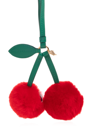 Versace Llavero peludo para bolso