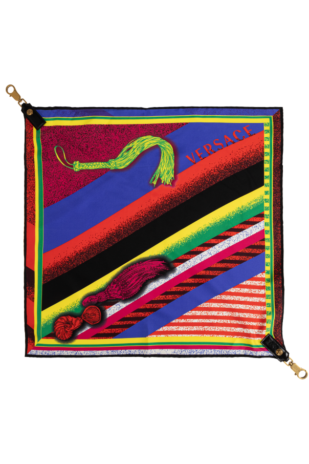 Silk scarf with 