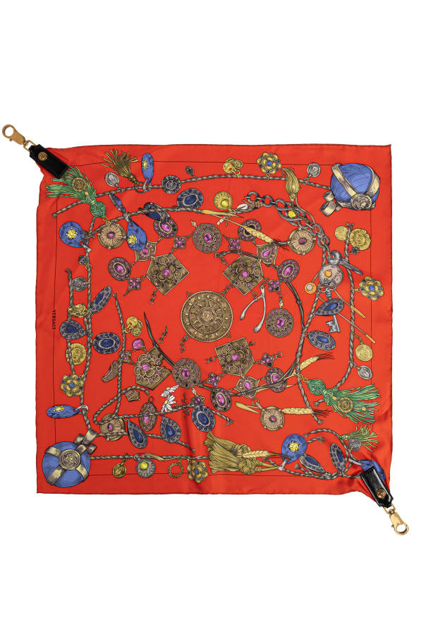 Silk scarf with 