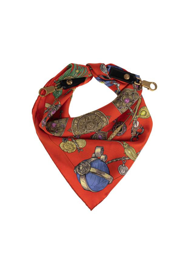 Versace Silk scarf with "Broken Jewels" print