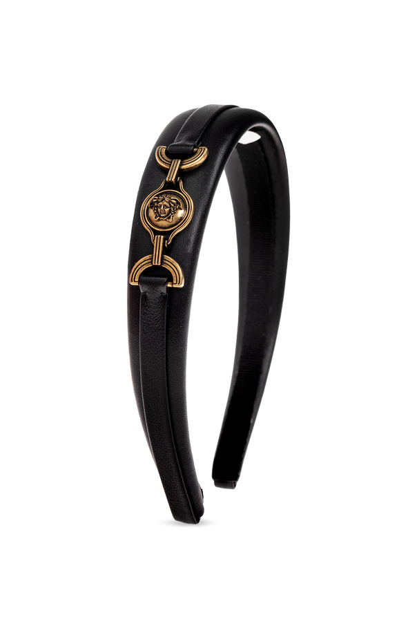 Leather Headband od Versace