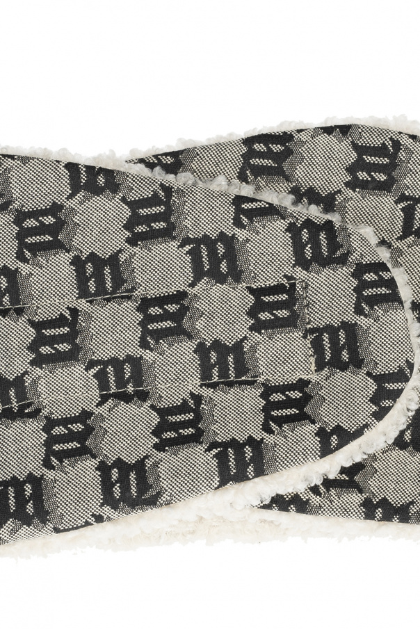 MISBHV Beige & Black Monogram Headband