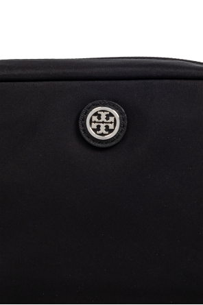 Tory Burch Cosmetic bag with logo-shaped appliqué