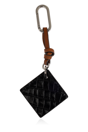 Tory Burch Llavero con colgante de cuero