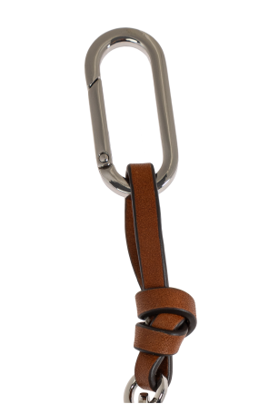 Tory Burch Llavero con colgante de cuero