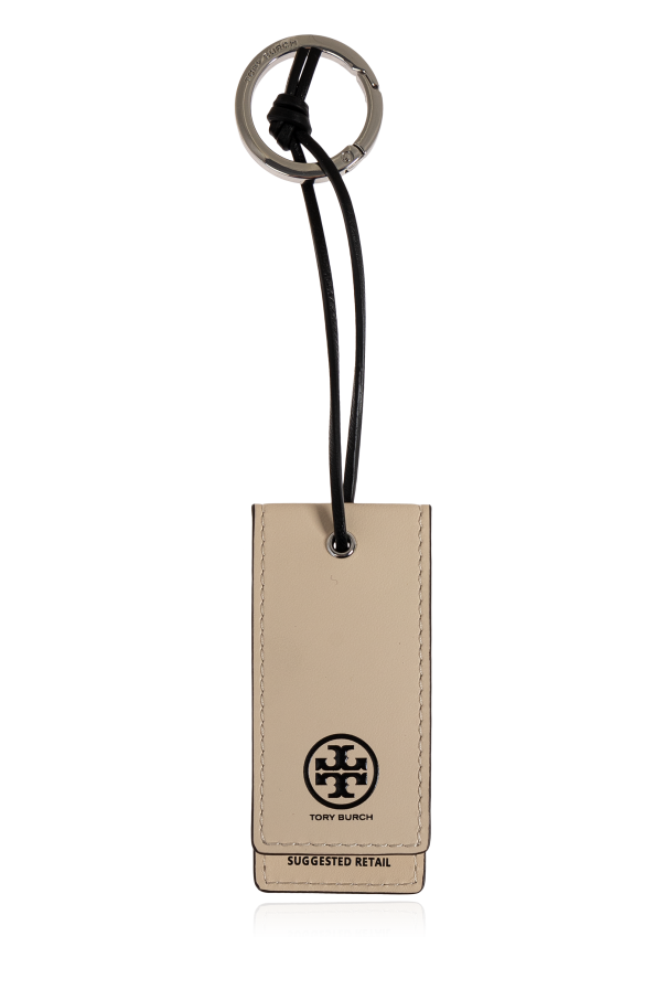 Keyring with leather strap od Tory Burch