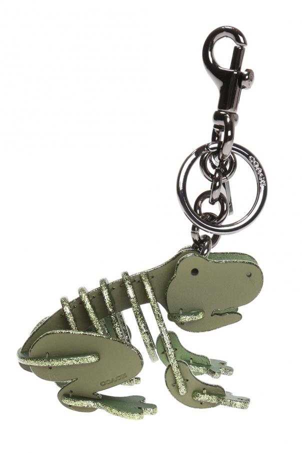 Green Key ring with frog charm Coach - Vitkac GB