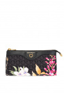 FERRAGAMO BLACK Floral-motif washbag