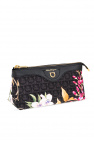 FERRAGAMO BLACK Floral-motif washbag