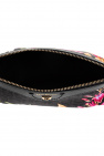 FERRAGAMO BLACK Floral-motif washbag