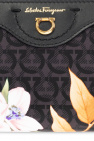 FERRAGAMO BLACK Floral-motif washbag