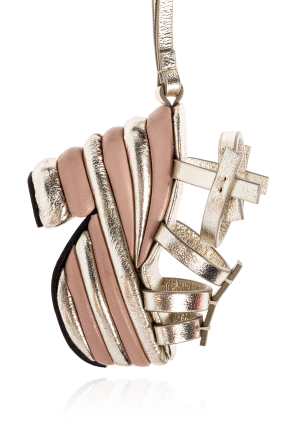 FERRAGAMO Leather shoe-shaped pendant