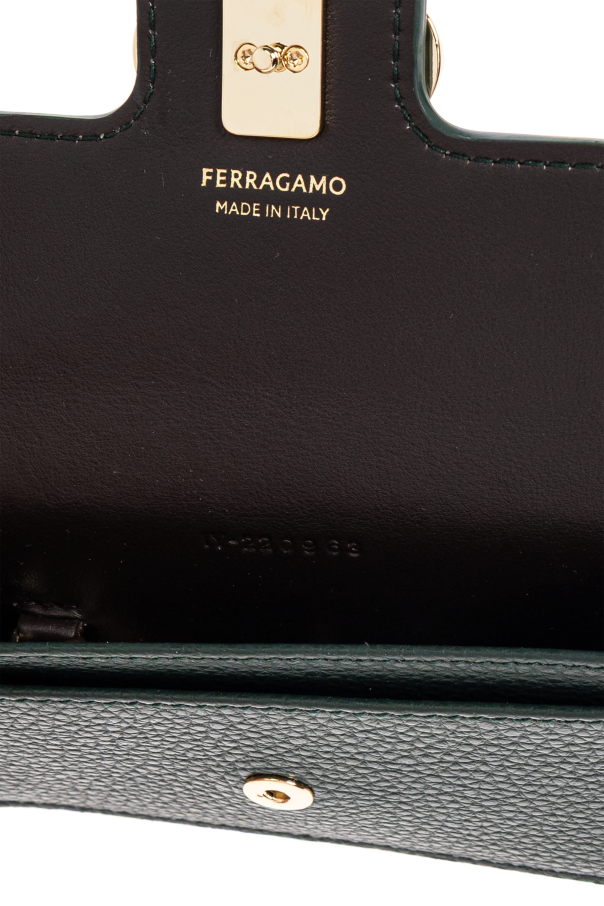 FERRAGAMO Leather card holder