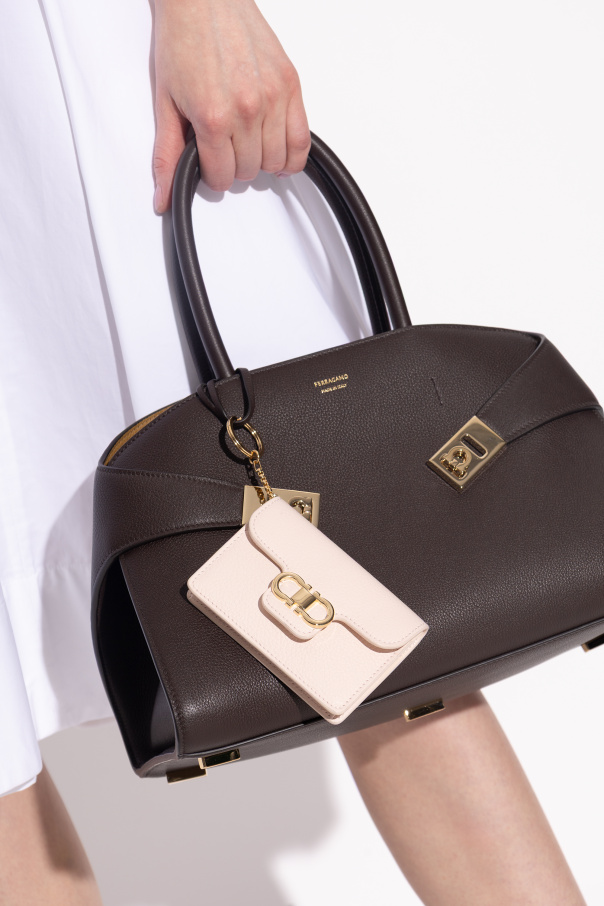 FERRAGAMO Leather card holder