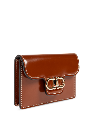 FERRAGAMO Estojo de couro para chaves