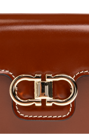 FERRAGAMO Estojo de couro para chaves