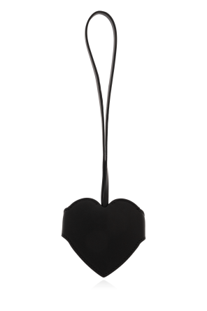 FERRAGAMO Lederanhänger in Herzform