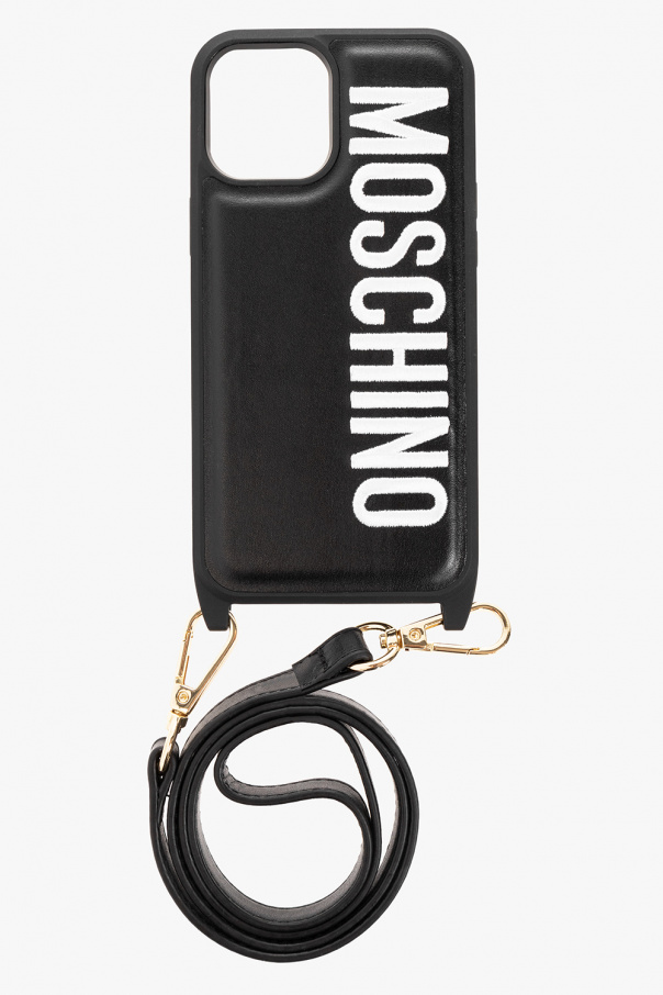 Moschino Strapped iPhone 12 Pro Max case | Men's Accessories | Vitkac