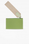 Jacquemus Leather card case with logo