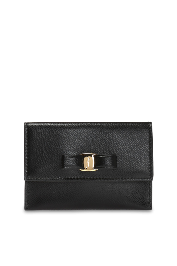 FERRAGAMO Card case with embroidered logo