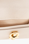 FERRAGAMO cream Leather key holder