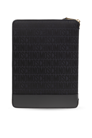 Moschino Monogrammed briefcase