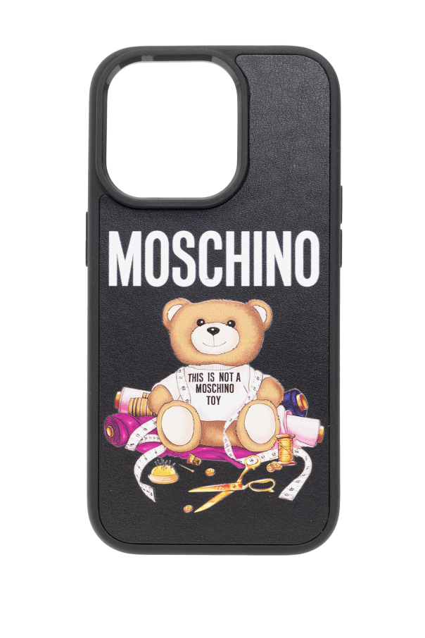 Moschino iPhone 14 Pro case