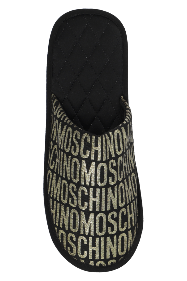 Moschino Slippers & blindfold set
