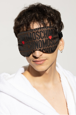 Moschino Set: Flip-Flops and Eye Mask