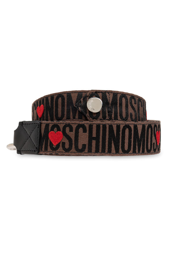 Moschino Smycz  dla psa z monogramem