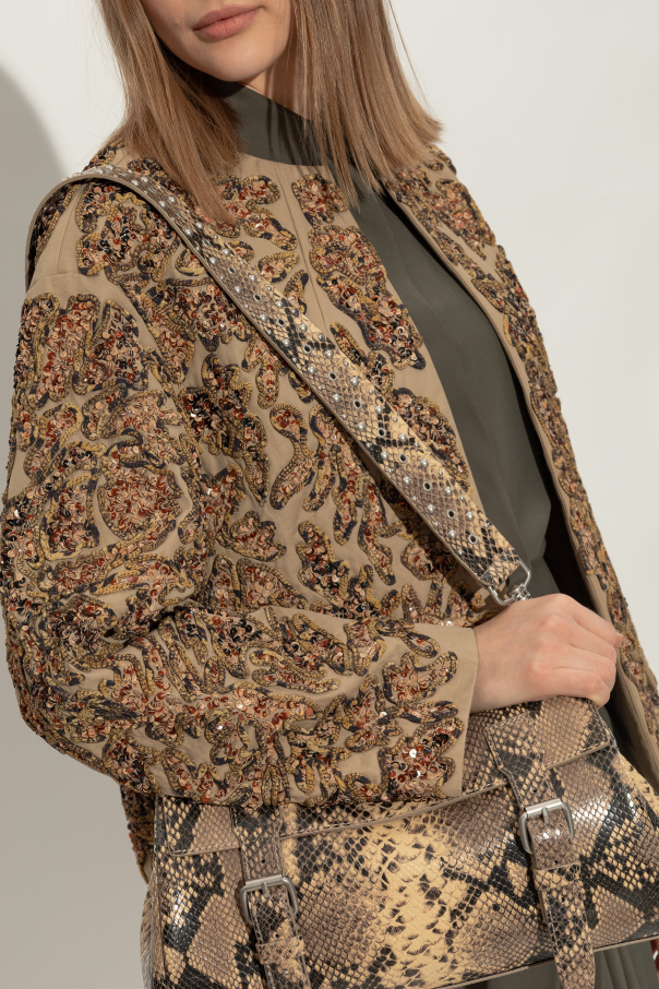 Dries Van Noten Cinturón de cuero