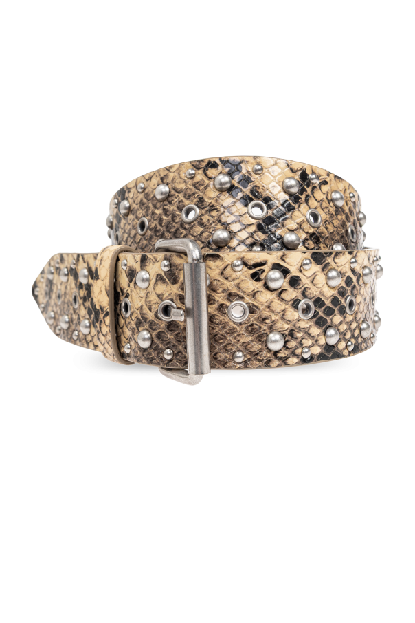 Dries Van Noten Cinturón de cuero