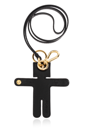 Leather keychain