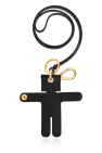 Jacquemus BLACK Leather keychain
