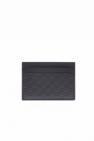 Gucci BLACK 'Microguccissima' Leather Credit Card Case