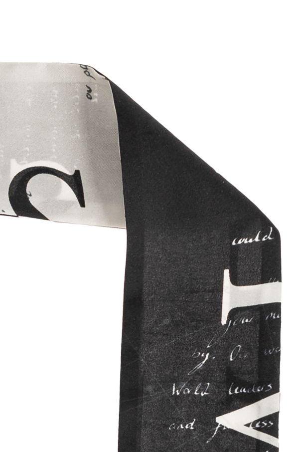 AllSaints Silk scarf "Script"
