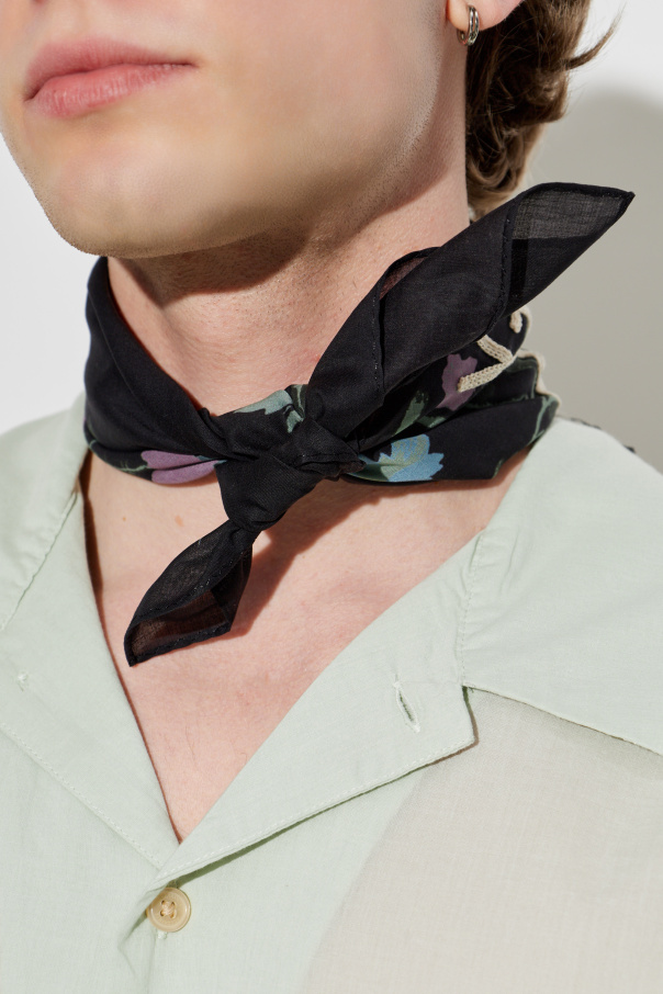 AllSaints Scarf with floral motif