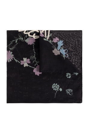 Pañuelo con motivo floral